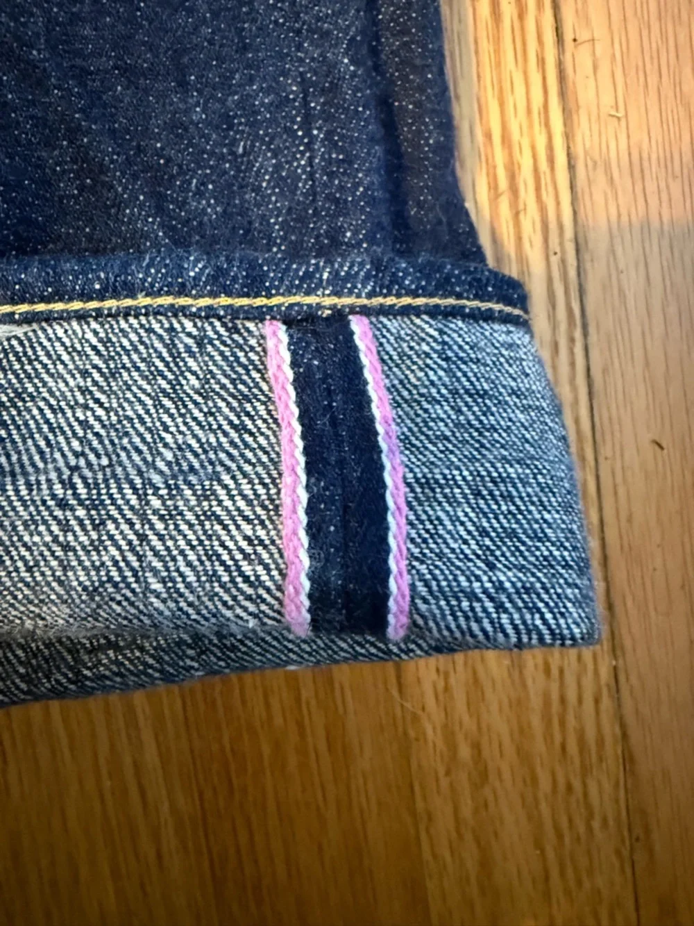 Oni denim. 12oz Kiraku summer weave selvedge japanese